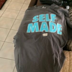 Gray 'Self Made' T-shirt